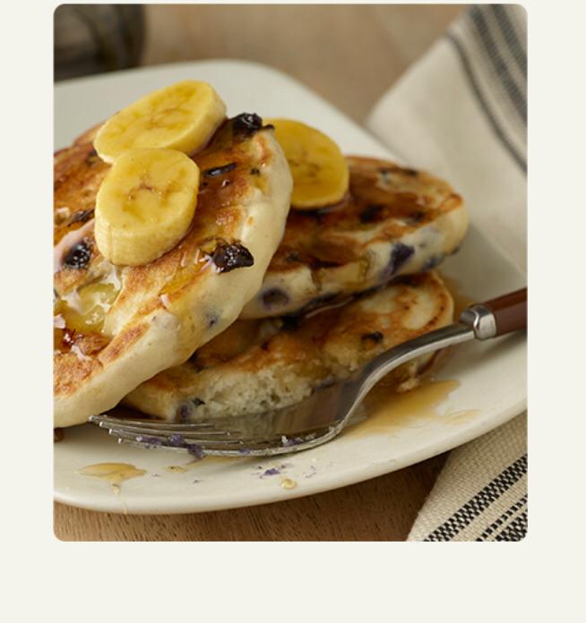 Krusteaz Hot Cakes Pancakes Blueberry Mora Azul Light Fluffy 714 Gr