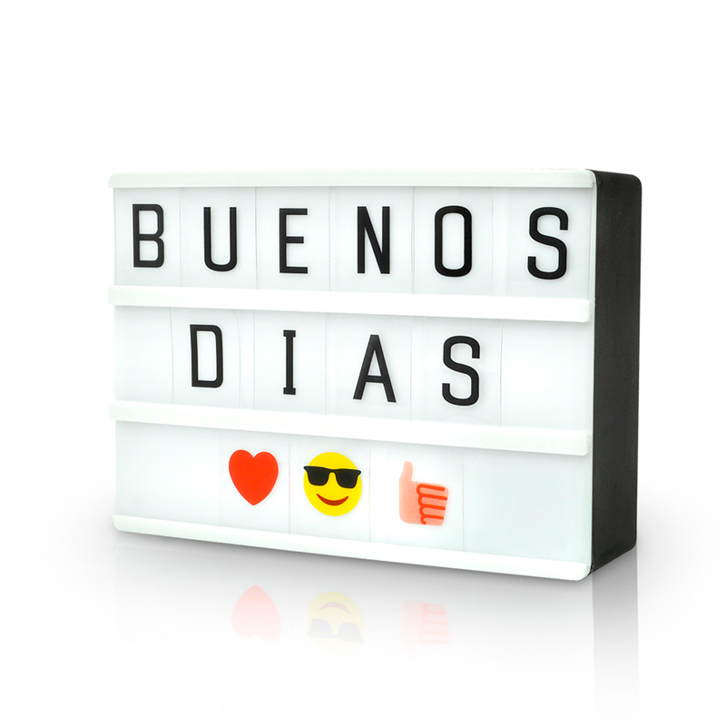 Letrero Luminoso LED Tipo Cartelera de Cine 90 Caracteres Redlemon