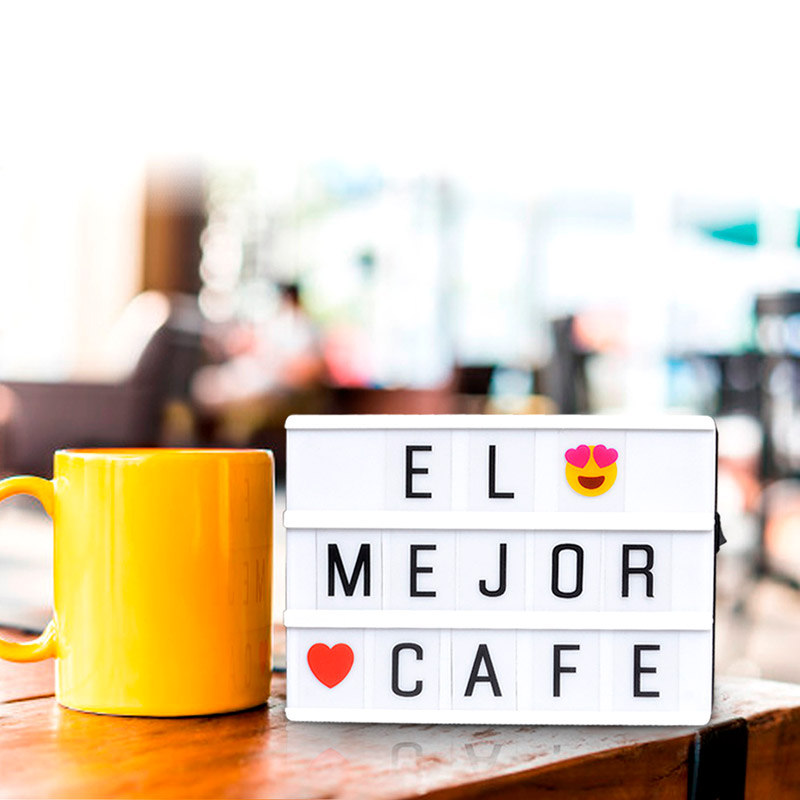 Letrero Luminoso LED Tipo Cartelera de Cine 90 Caracteres Redlemon