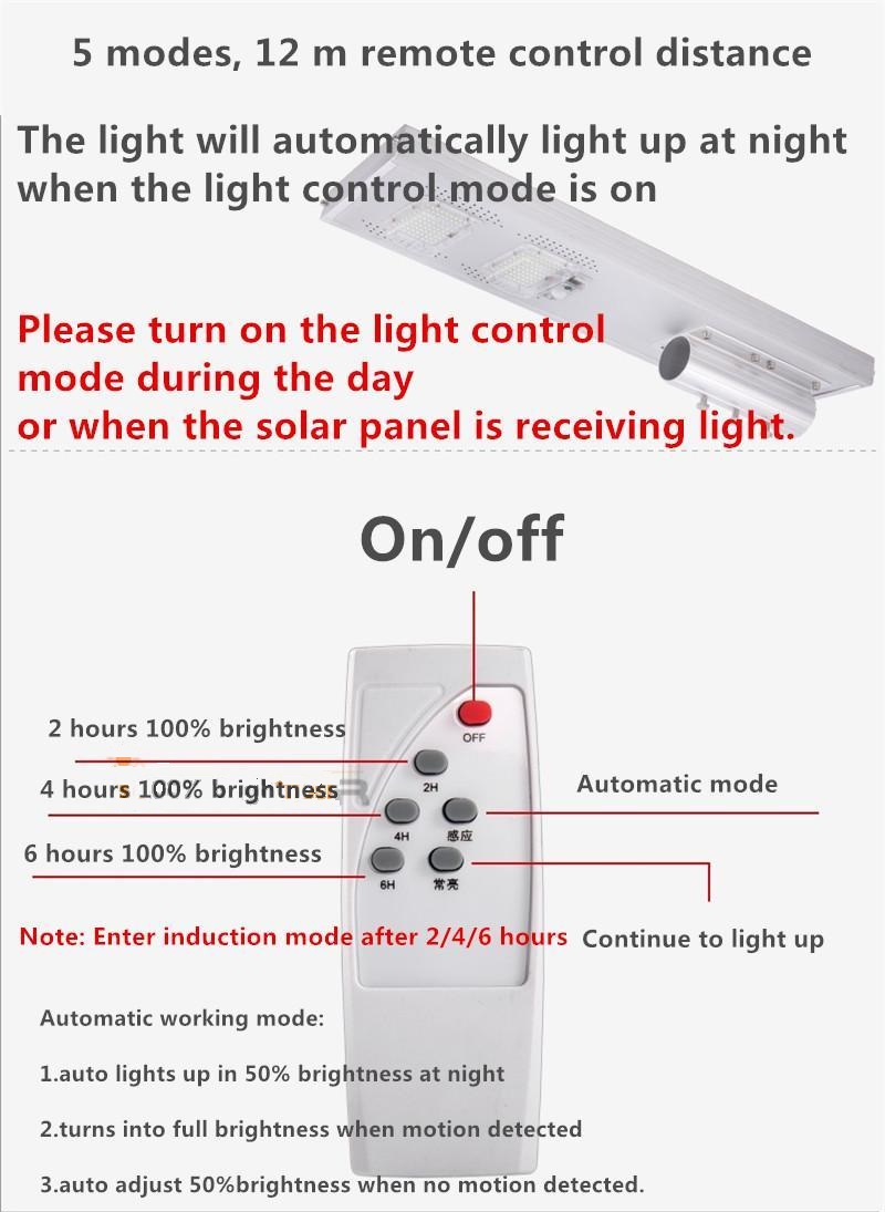 Lámpara Solar alumbrado público fotocelda 4 led COB