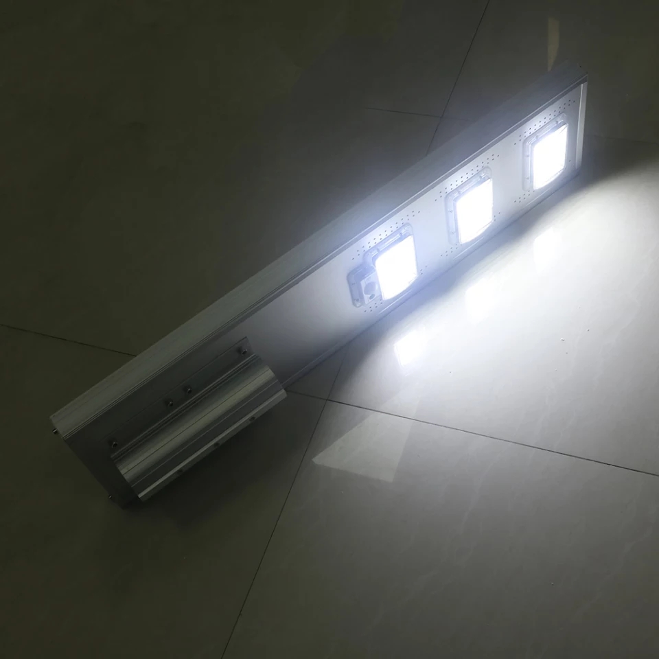 Luminaria solar 150w Alumbrado Publico Cuerpo Aluminio all in one