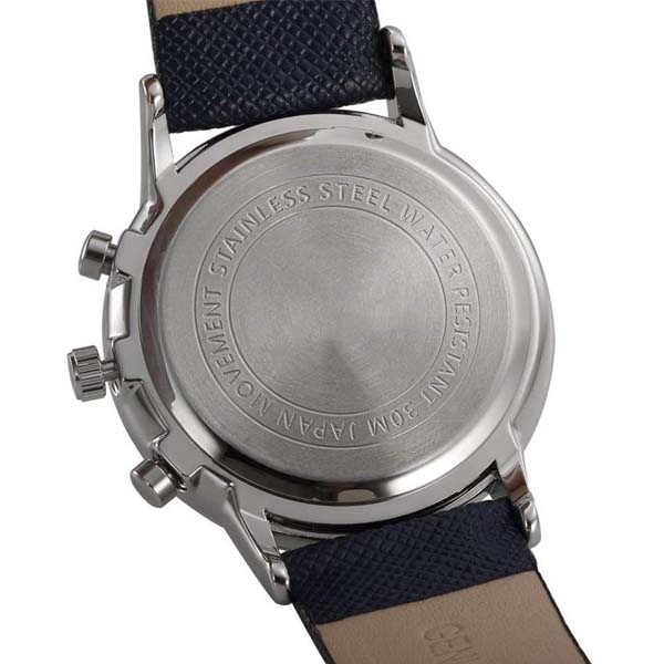 Reloj Chronos para Hombre con Fechador Extensible de Cuero 