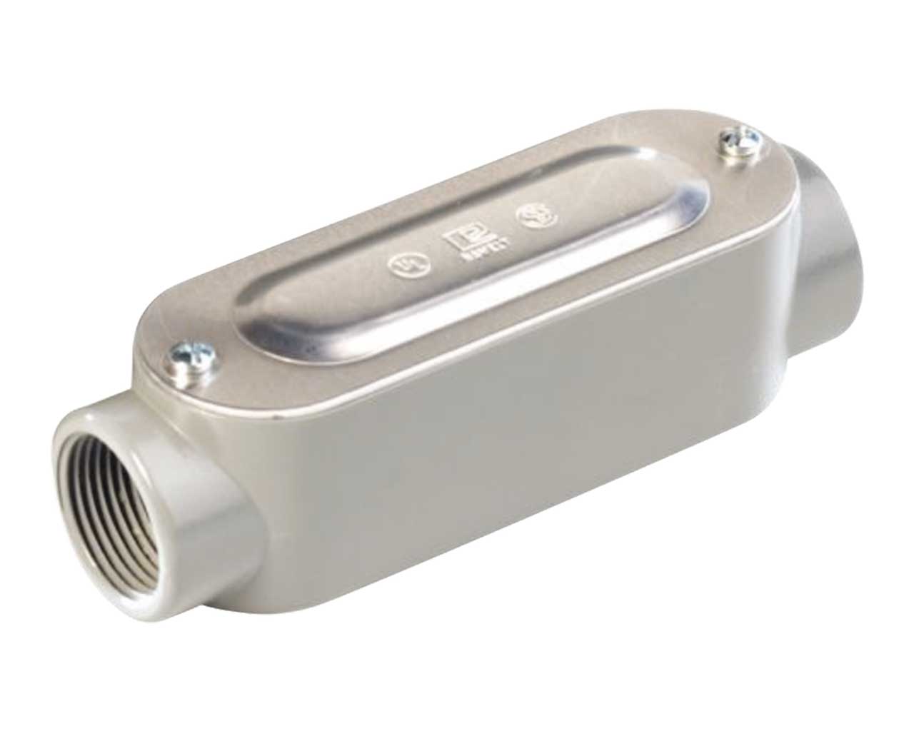 Caja Condulet tipo C de 1 (25.4 mm) Incluye tapa y tornillos.