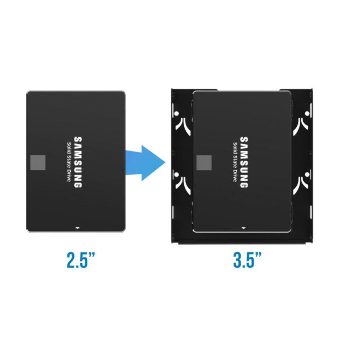 Kit Montaje Sabrent BK-HDDH Para Disco Duro De 2.5 A 3.5