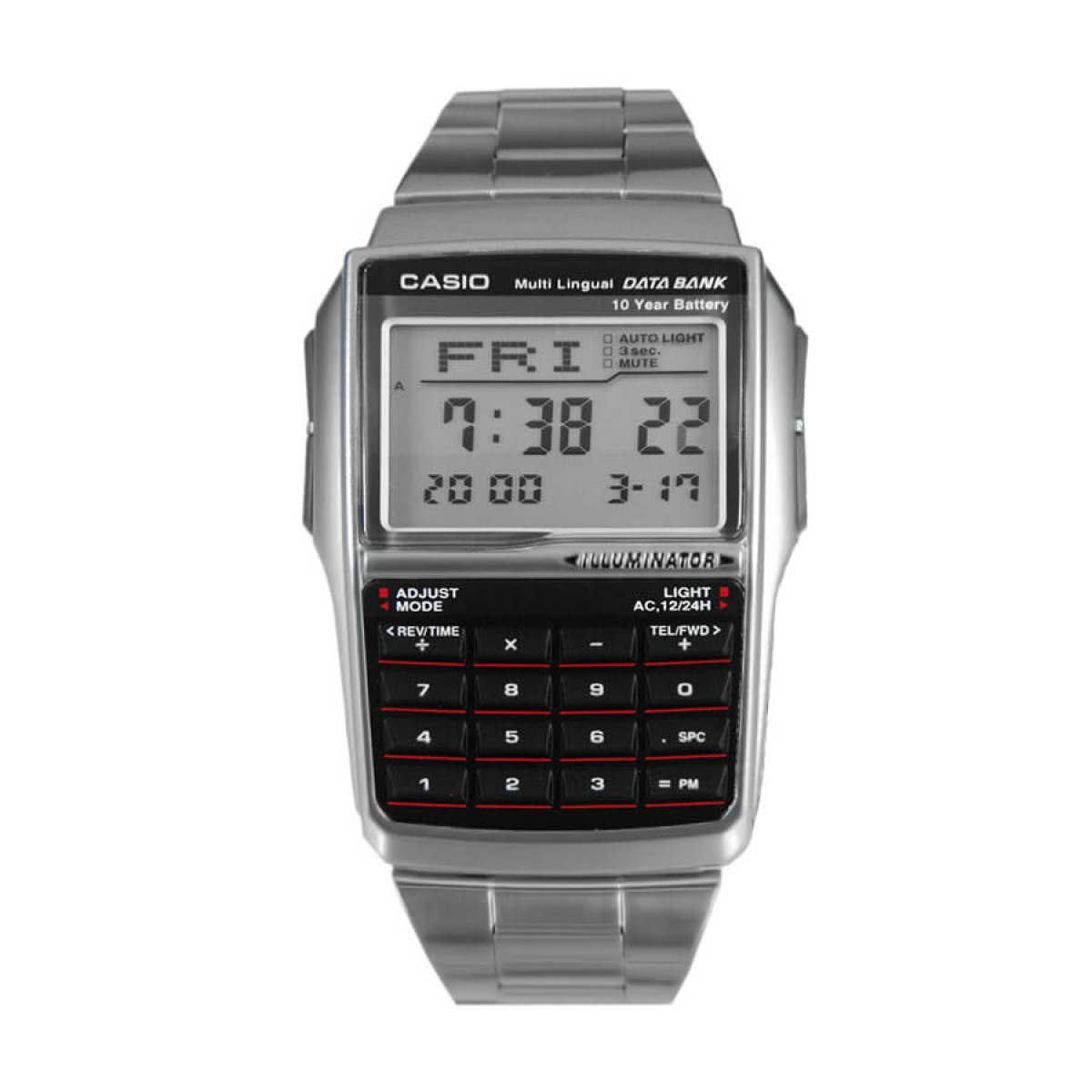 Reloj Casio Vintage Data Bank DBC-32D-1A Caballero