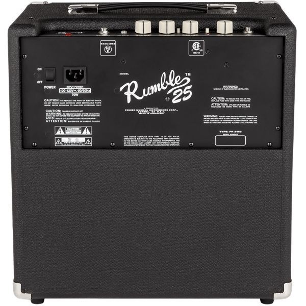 Rumble 25 Amplificador Fender Combo Bajo Eléctrico 2370200000