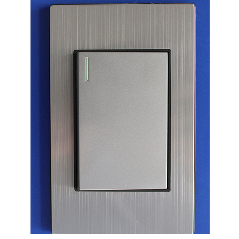 Placa Metalica con 1 Apagador Escalera Artlite