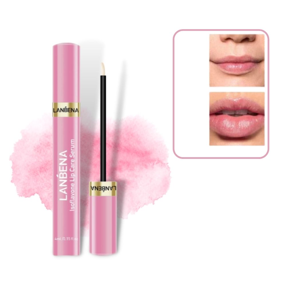 Lanbena Lips Care Serum Labios Hidratante Para Hacer Labios voluminosos Mas Parches De Colageno De Regalo