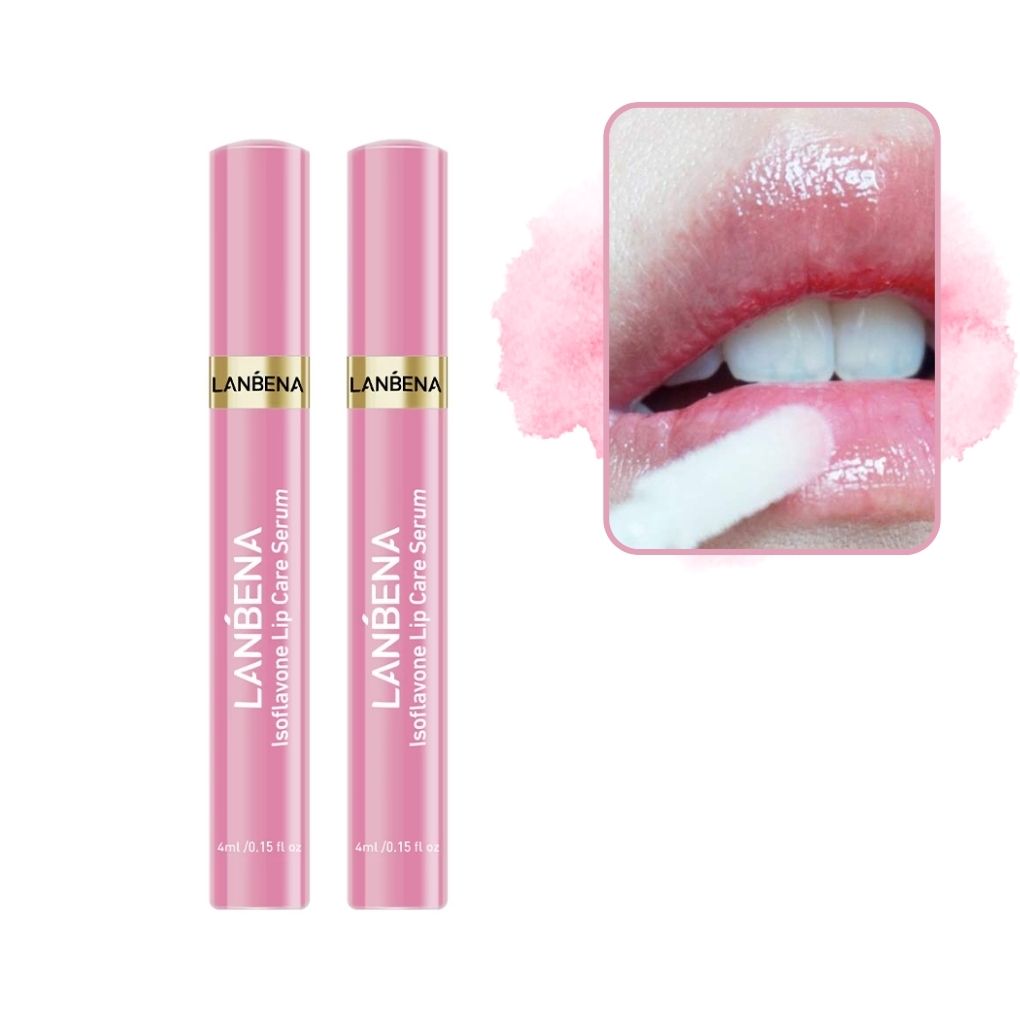 Lanbena Lips Care Serum Labios Hidratante Para Hacer Labios voluminosos Mas Parches De Colageno De Regalo