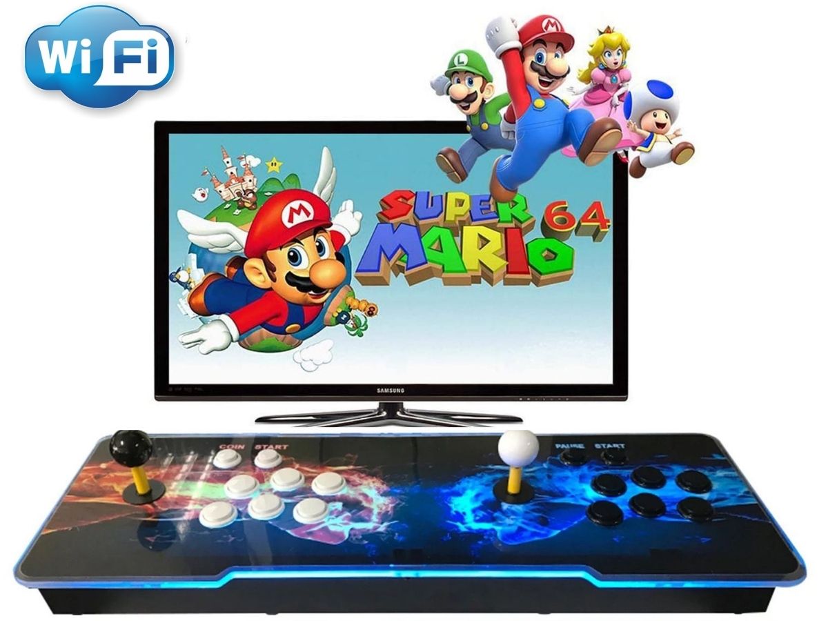 Consola Pandora Wifi Arcade Box Juegos Tablero Maquinita 4388 Juegos 120 3D