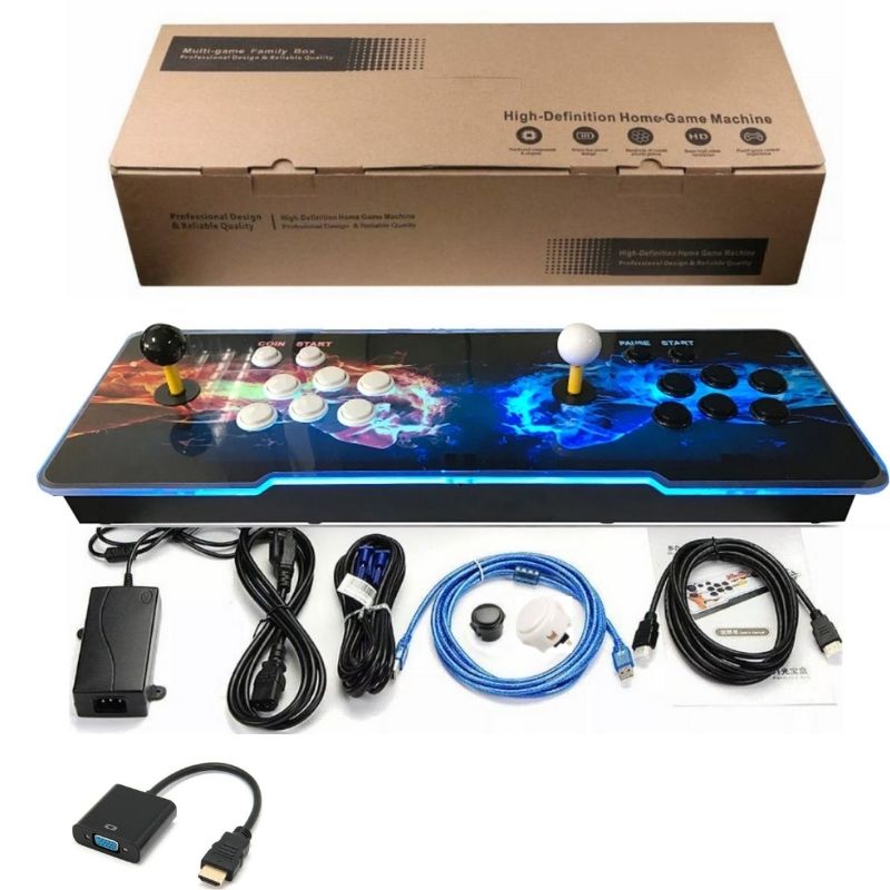 Consola Pandora Wifi Arcade Box Juegos Tablero Maquinita 4388 Juegos 120 3D