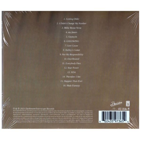 CD Billie Eilish ~ Happier than ever