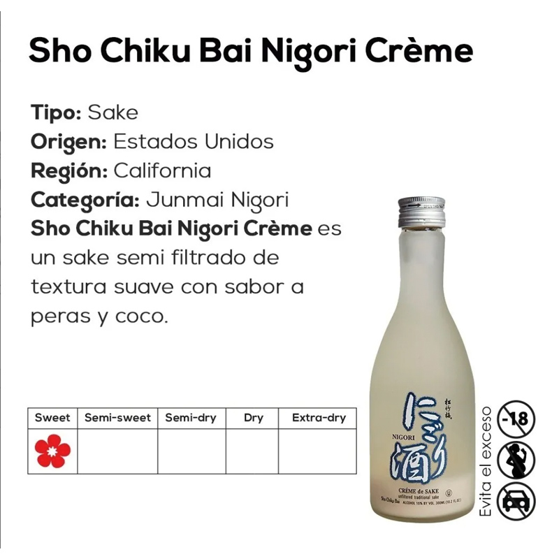 Sake Nigori Crème 300ml 