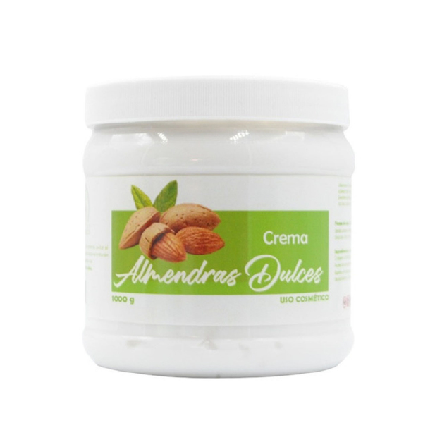 Crema Con Aceite De Almendras Dulces Humectante (1 Litro)