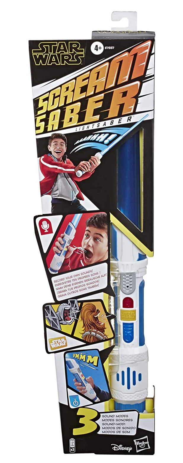 Star Wars Sable Scream De Luz Electrico Sonido Hasbro