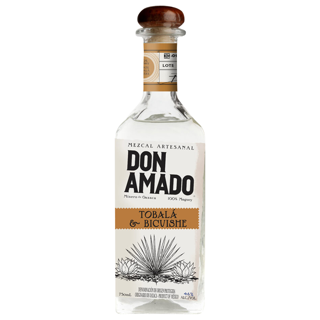 DON AMADO MEZCAL TOBALA & BICUISHE 750 MILILITRO
