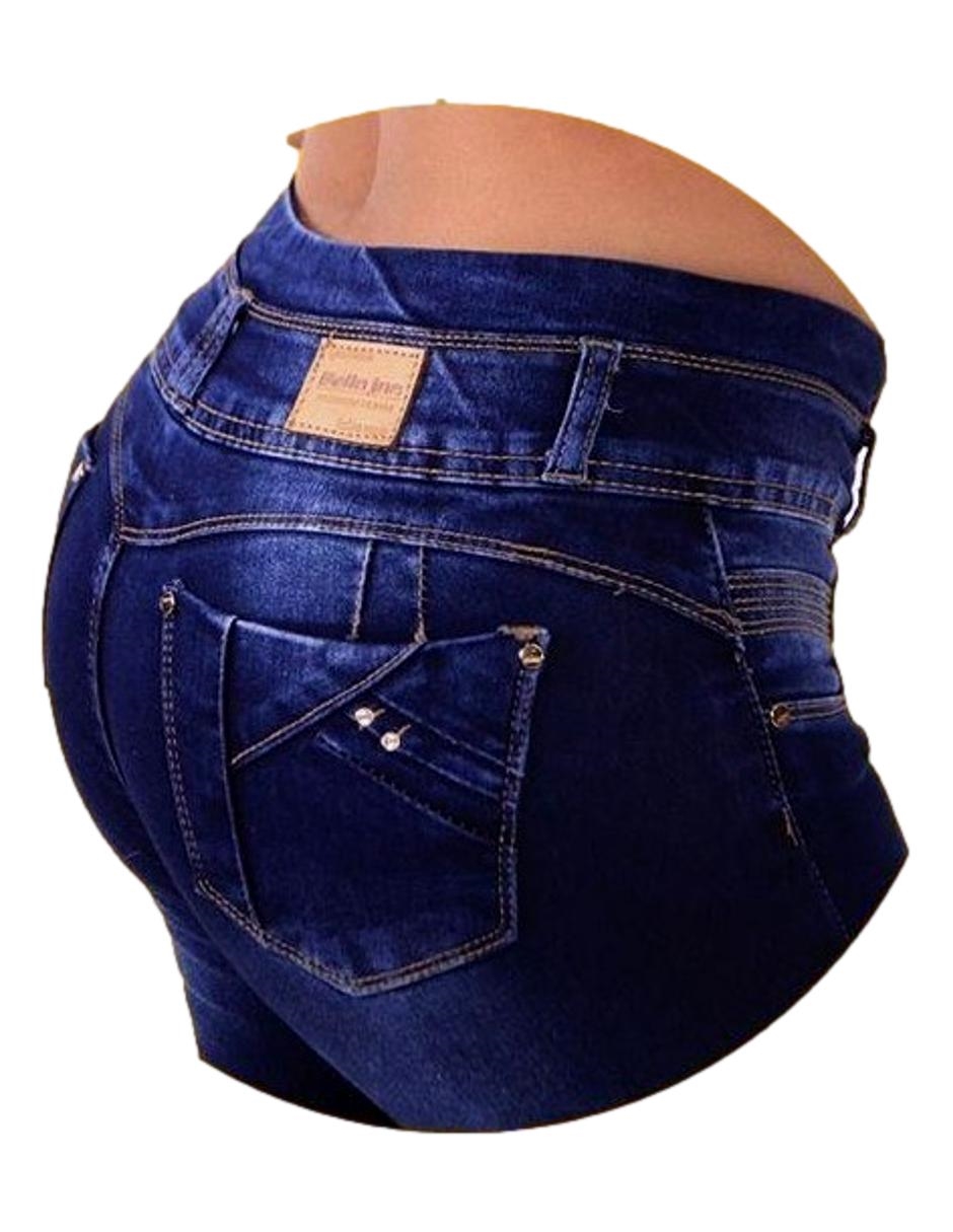 Jeans rasgados rotos pantalón mezclilla colombianos destrucción skinny stretch diamante Bella