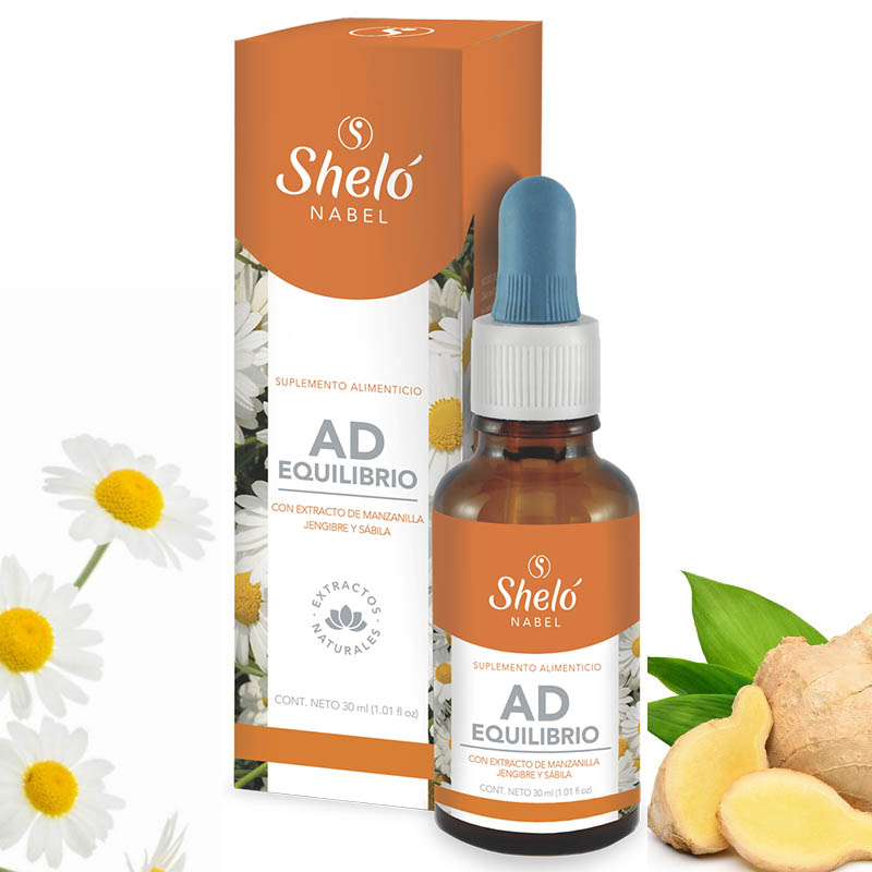 AD- EQUILIBRIO EXTRACTO DE MANZANILLA, JENGIBRE Y SÁBILA SHELÓ
