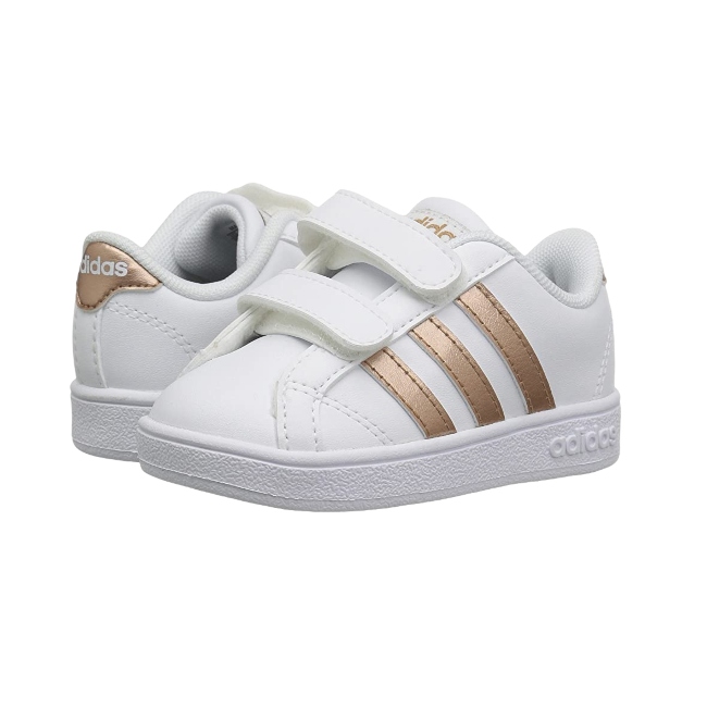 TENIS ADIDAS BASELINE BLANCO-NIÑA  DB2755