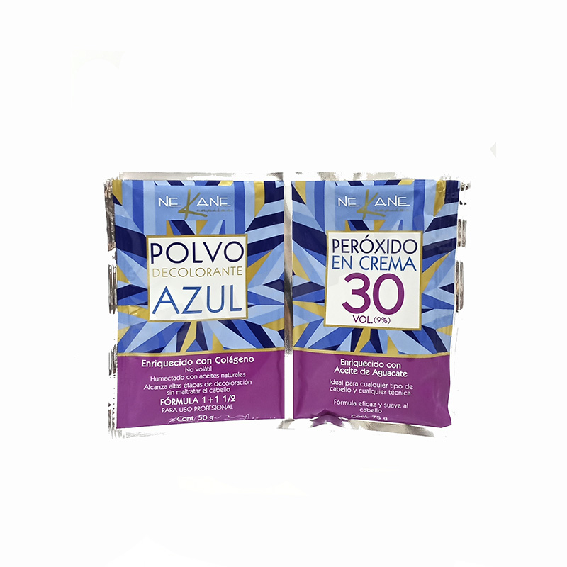DÚO Polvo Decolorante 50g + Peróxido 30 Vol 75g Nekane