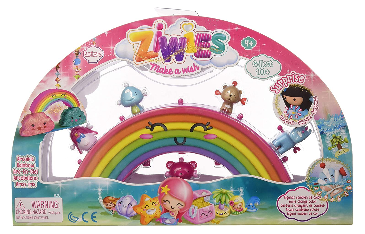 Ziwies Make A Wish Arcoiris Serie 2  Famosa