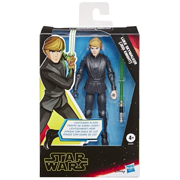 Star Wars Luke Skywalker Ataque Con Sable De Luz 12cm Hasbro