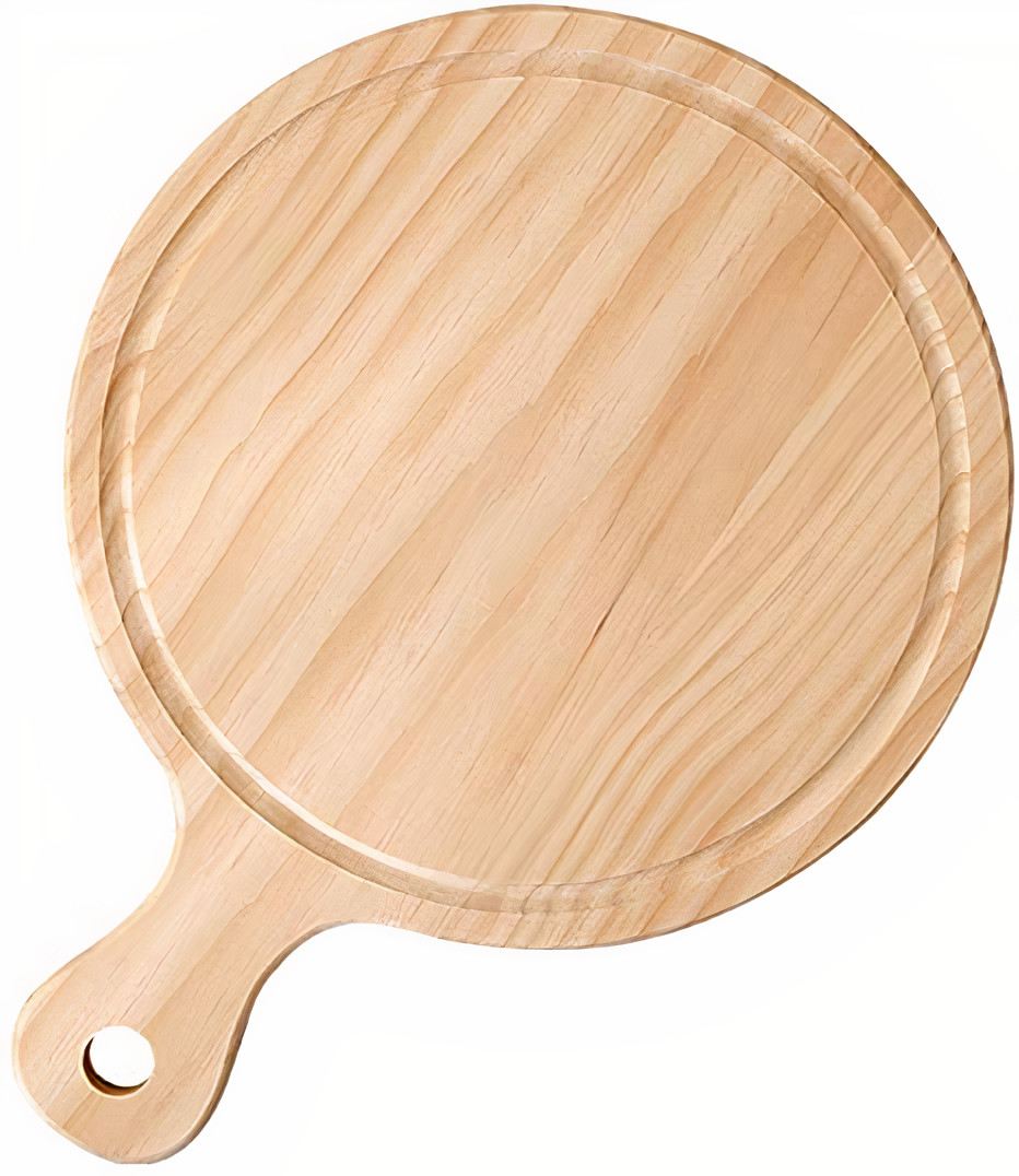 Tabla Para Pizza Madera 28 Cm Diámetro