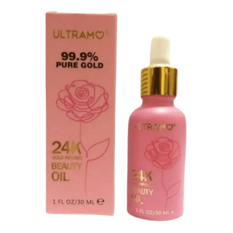 Serum Para Reducir Poros, Arrugas y Lineas de Expresion Con Rosa Mosqueta 24K Rose Gold