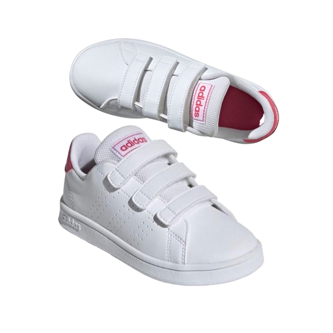 TENIS ADIDAS ADVANTAGE C BLANCO/ NIÑO EF0221
