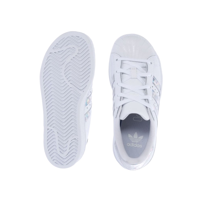 TENIS ADIDAS SUPERSTAR C BLANCO-NIÑA CG6708