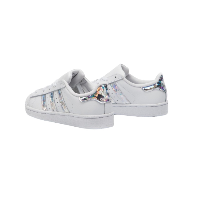 TENIS ADIDAS SUPERSTAR C BLANCO-NIÑA CG6708