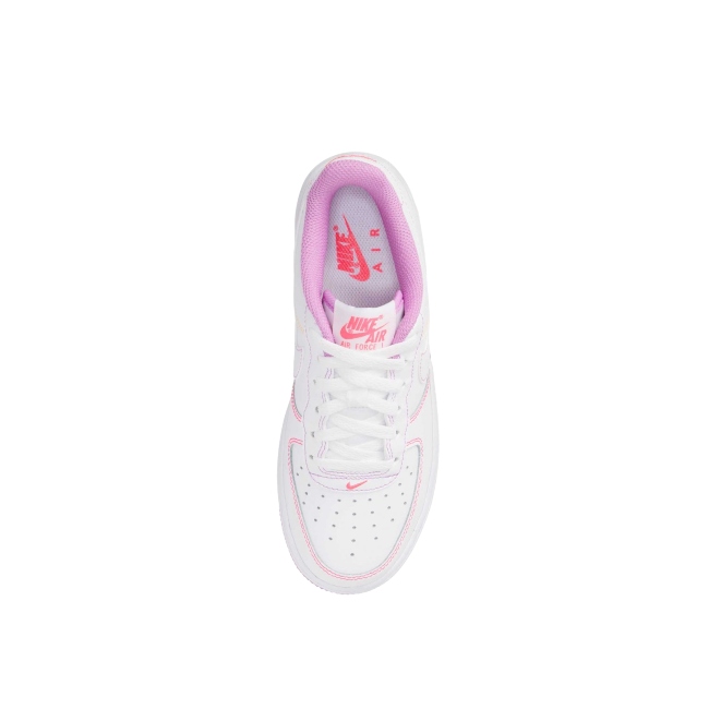 TENIS NIKE AIR FORCE 1 GS   BLANCO/MORADO-MUJER  CW1575 110