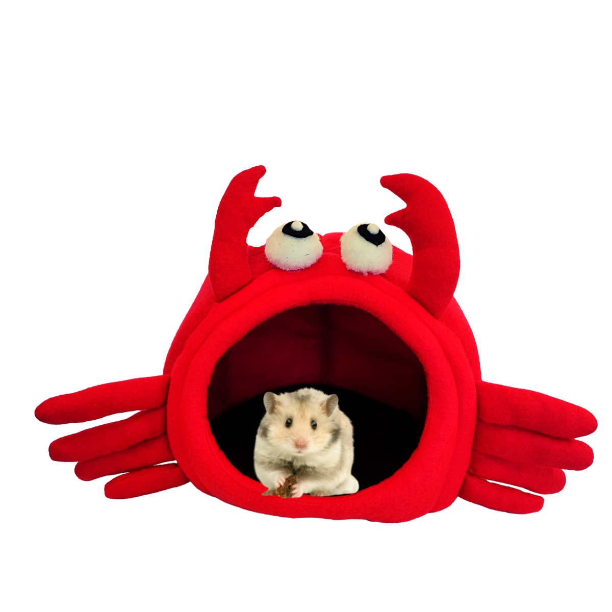 CASA CAMA PARA CUYO ERIZO HAMSTER JERBO ROEDORES FORMA LANGOSTA CANGREJO
