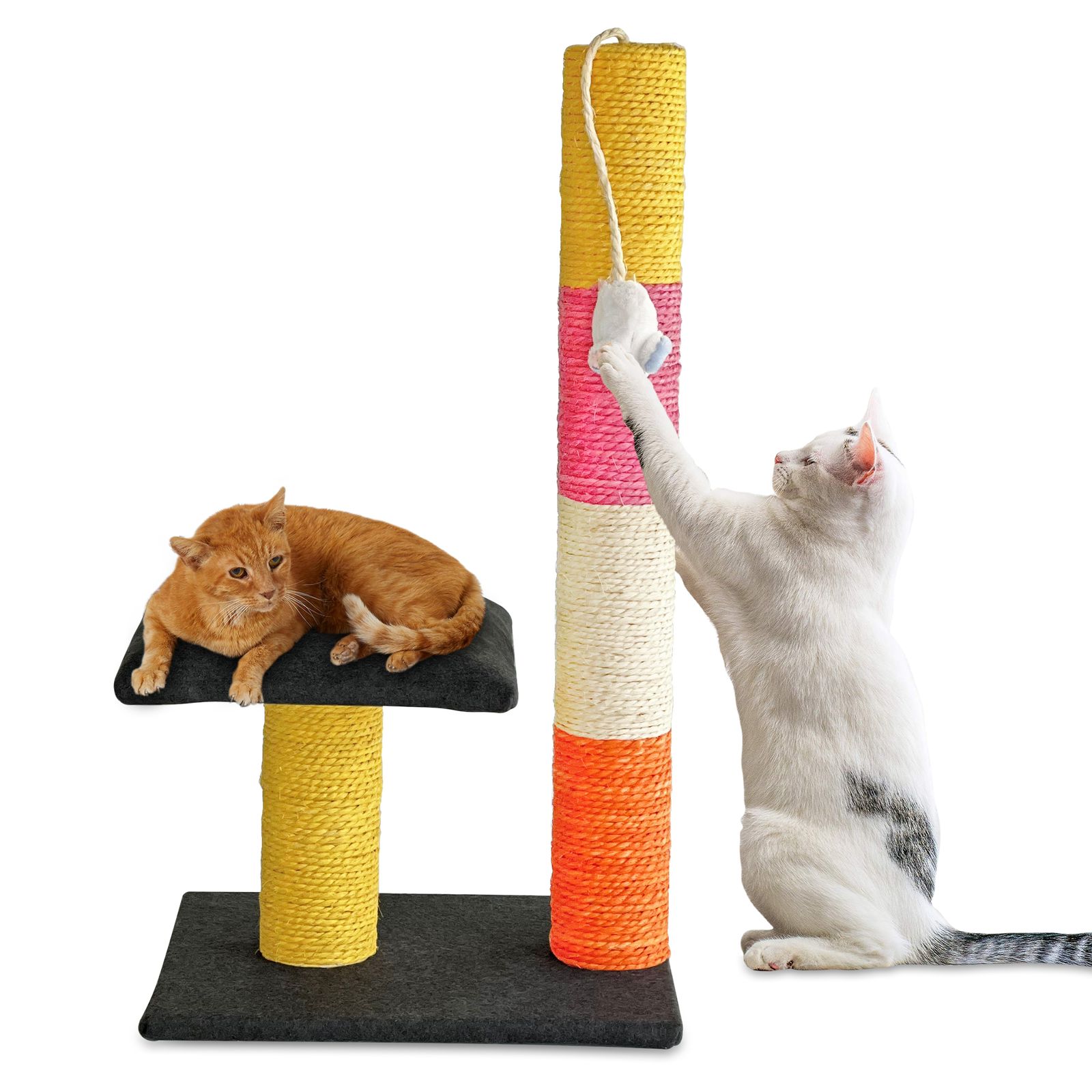 Poste Juguete Rascador Gatos | Árbol Trepador Mueble 70cm 