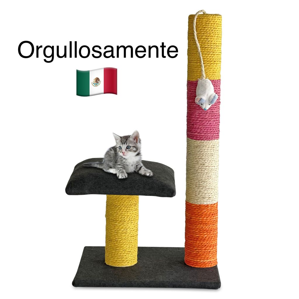 Poste Juguete Rascador Gatos | Árbol Trepador Mueble 70cm 