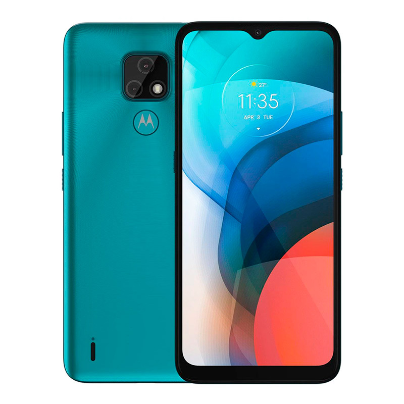 Celular Motorola Moto E7 64GB Azul + Audifono + Microsd 32