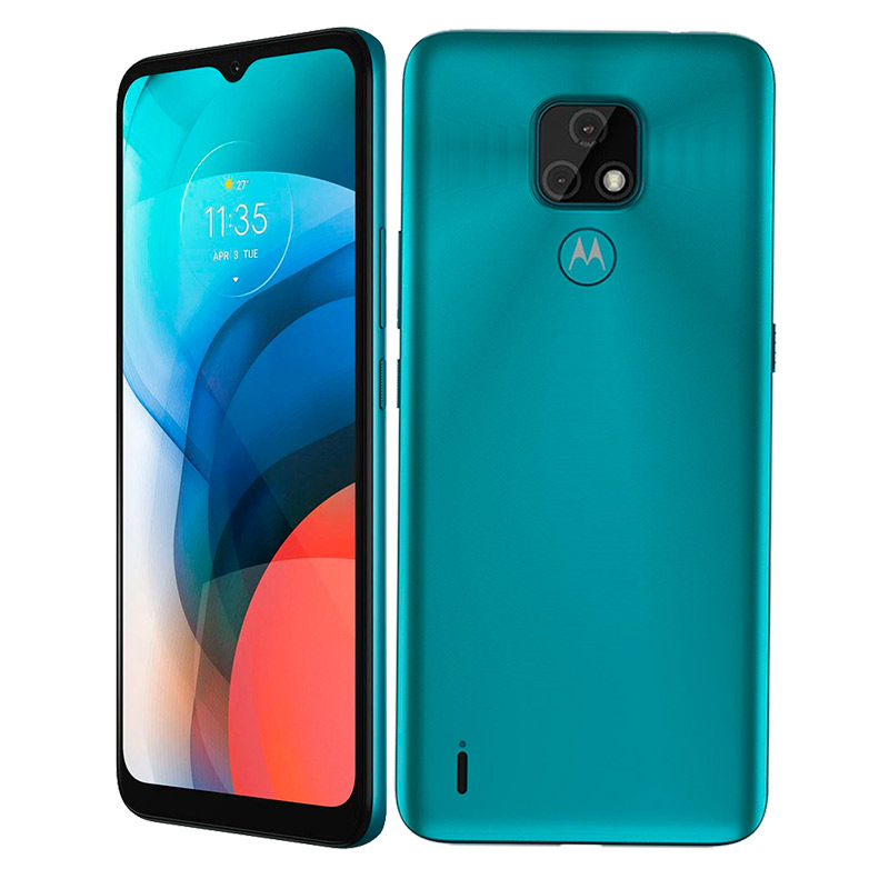 Celular Motorola Moto E7 64GB Azul + Audifono + Microsd 32