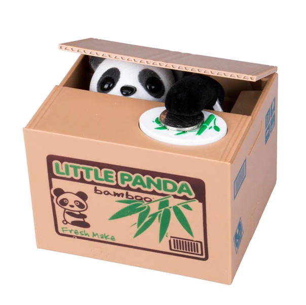 Alcancía roba monedas, con sonido