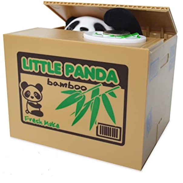 Alcancía roba monedas, con sonido