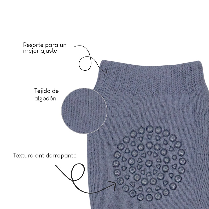 Rodilleras Para Bebe Protección De Gateo paquete de 3 pares. Rosa