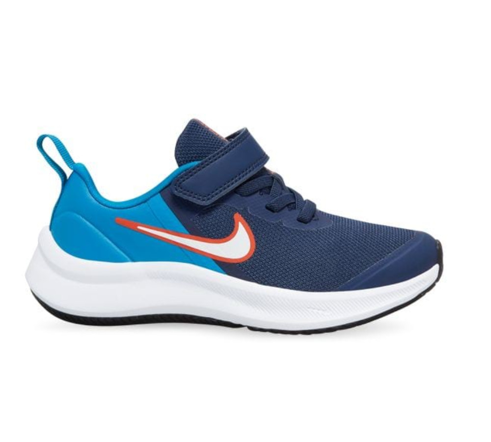 TENIS NIKE STAR RUNNER 3 AZUL JUNIOR UNISEX SKU: DA2777-401