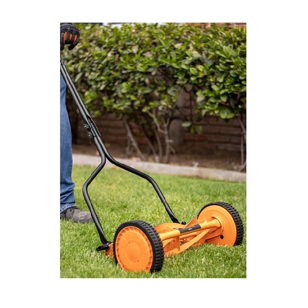 Podadora Manual  14" Cortadora de Pasto-Hierba sistema de rodillo jardin Jardinera Truper  14POMA-14