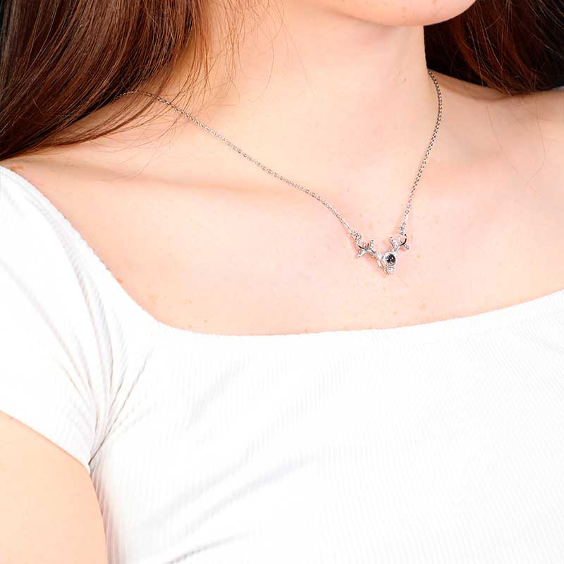 Collar Te Amo Con Proyeccion En 100 Idiomas