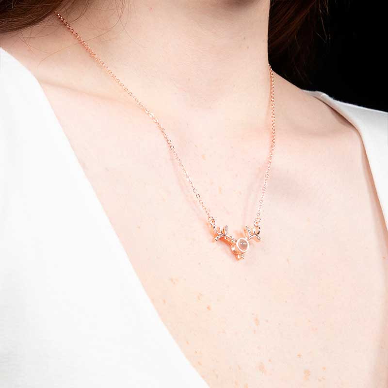 Collar Te Amo Con Proyeccion En 100 Idiomas