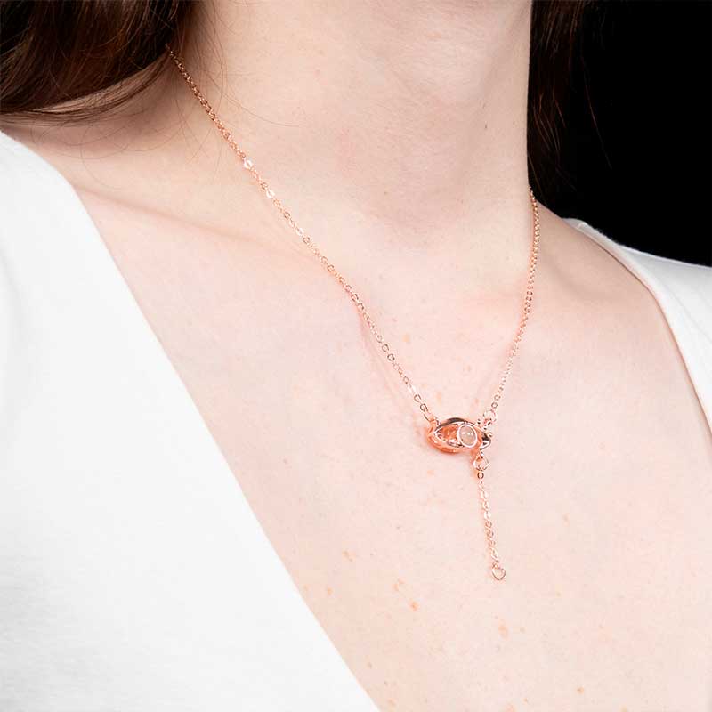 Collar Te Amo Con Proyeccion En 100 Idiomas