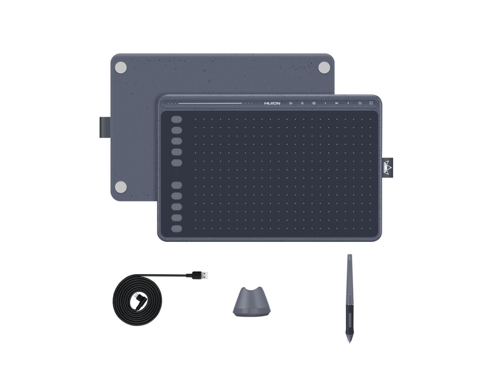 Tableta Grafica Digitalizadora Multimedia Huion Hs611 Gris