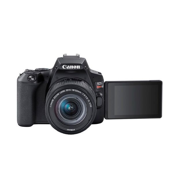  Cámara Canon EOS Rebel SL3 con lente 18-55mm F/4-5.6