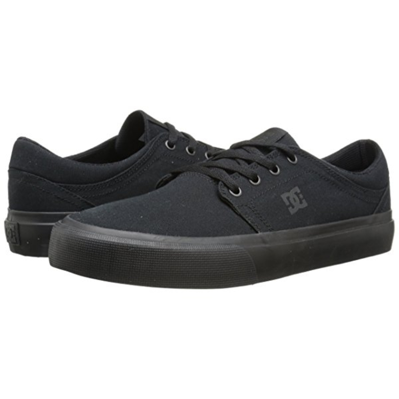 Tenis Dc Trase Tx Negro De Lona Urbano Adulto