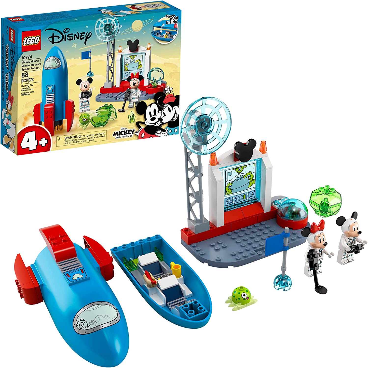Lego Disney 10774 Cohete Espacial de Mickey y Minnie Mouse