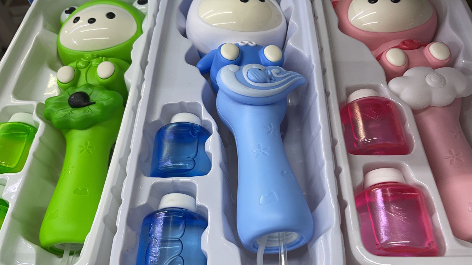 Juguete de Burbujas Con Batería Recargable Varita De Burbujas Con Luz Y Sonido Figura Cerdido Rosa 